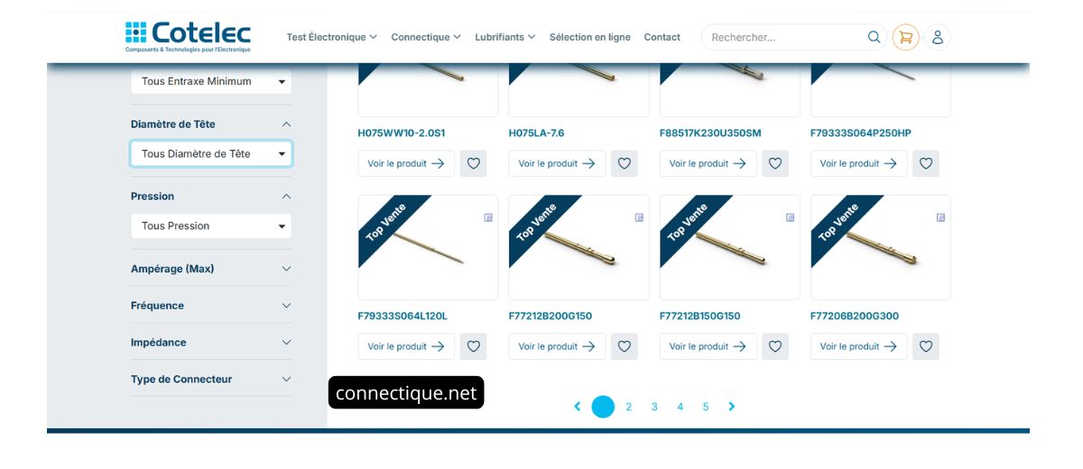 Pointes de test 100 Mil