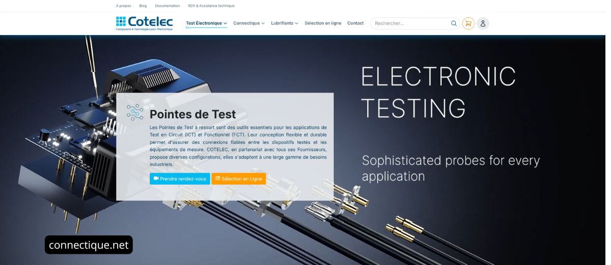 Fonctionnement des pointes de test