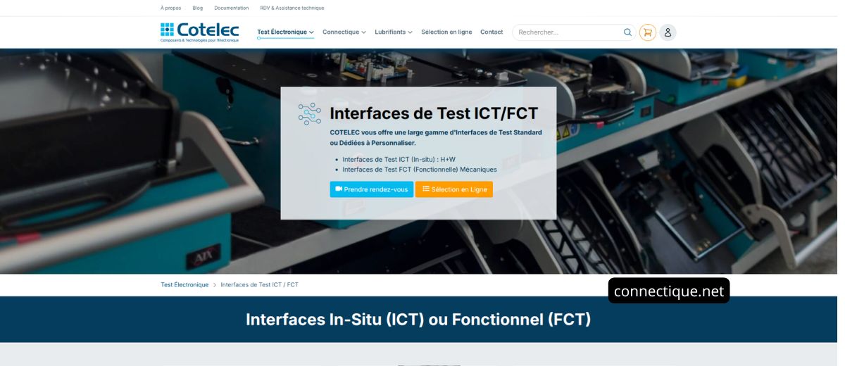 Les interfaces de test