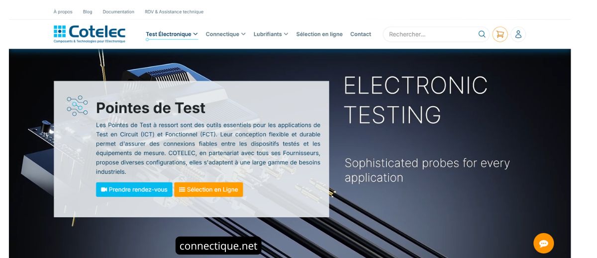 Pointes de test standard