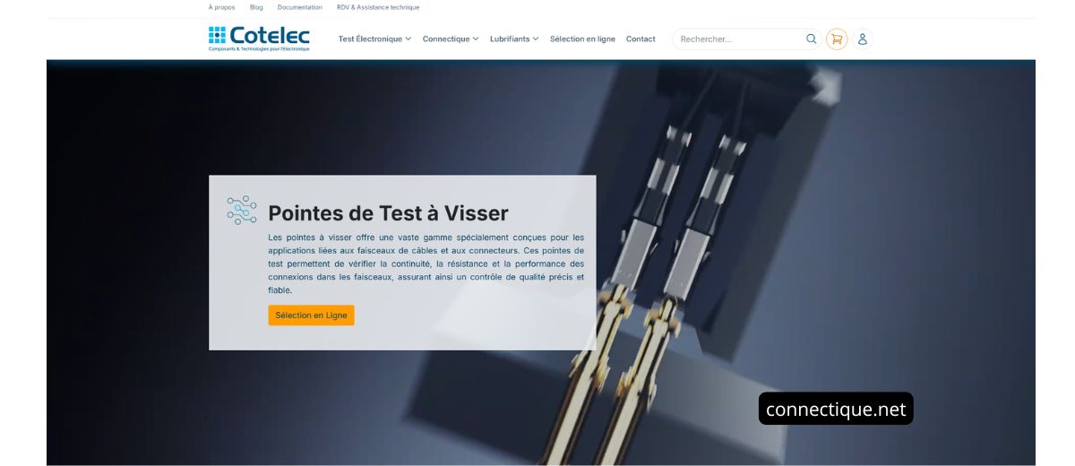 Pointes de test à visser