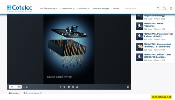 Technologie de précision Feinmetall pour pointes de test