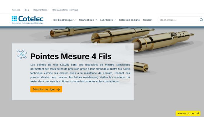 Pointes Kelvin 4 fils pour mesures de précision